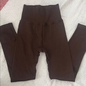 GAP Kids Brown Ribbed Leggings